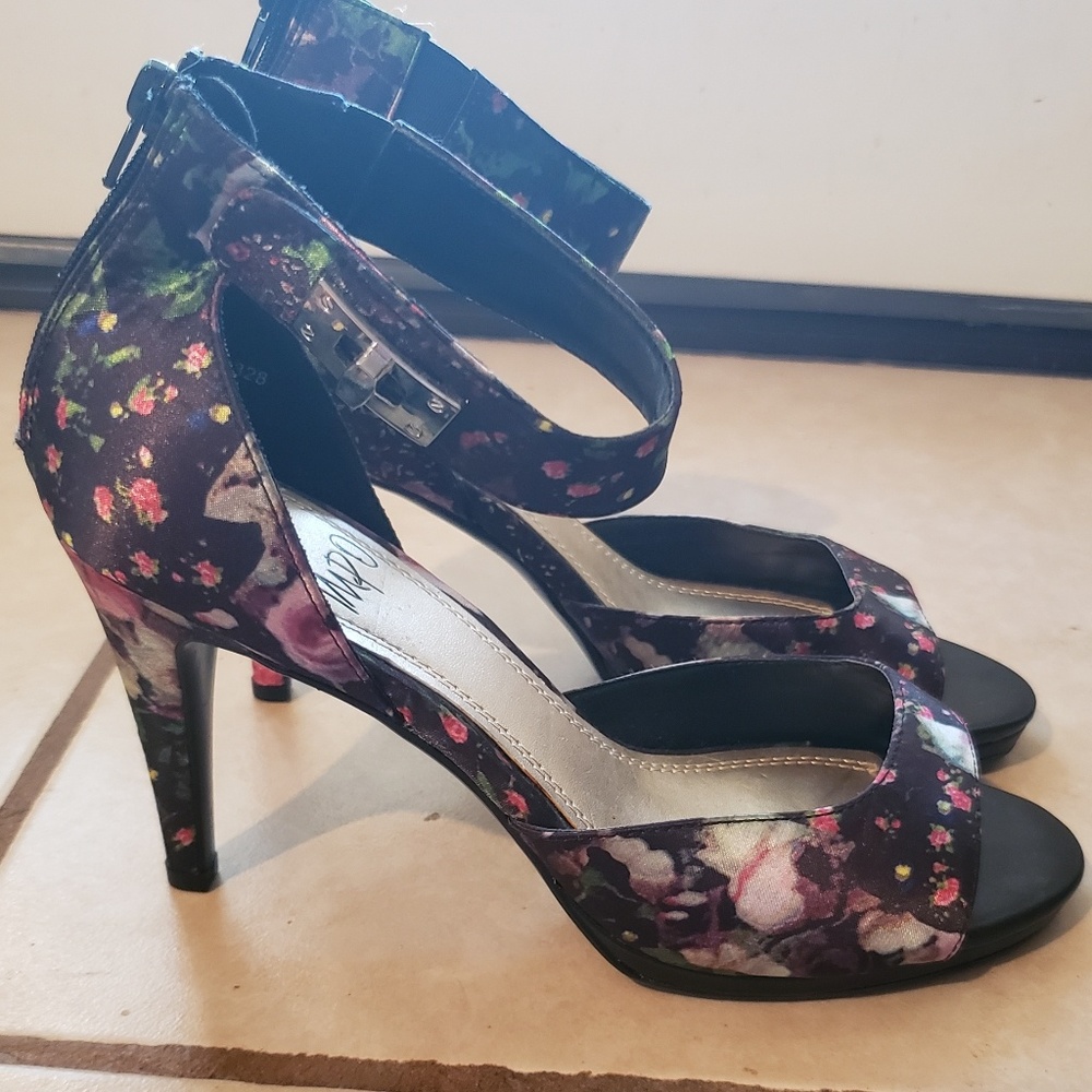 Impo floral print shoes with a heel
